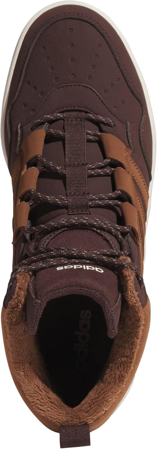 imageAdidas UnisexAdult Hoops 40 Mid Top SneakerShadow BrownSupplier ColourOff White