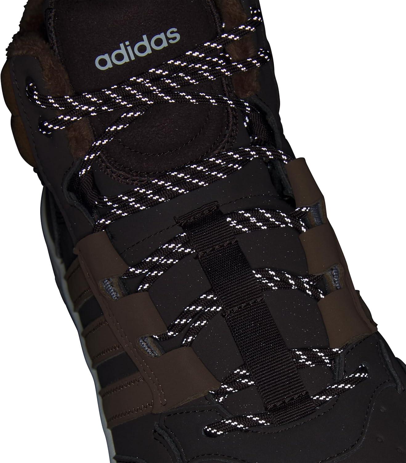 imageAdidas UnisexAdult Hoops 40 Mid Top SneakerShadow BrownSupplier ColourOff White