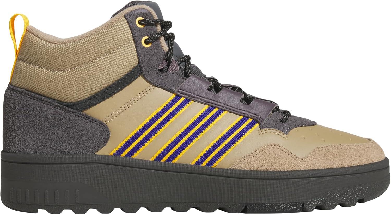 imageAdidas UnisexAdult Hoops 40 Mid Top SneakerSupplier ColourSemi Lucid BlueGrey Strata