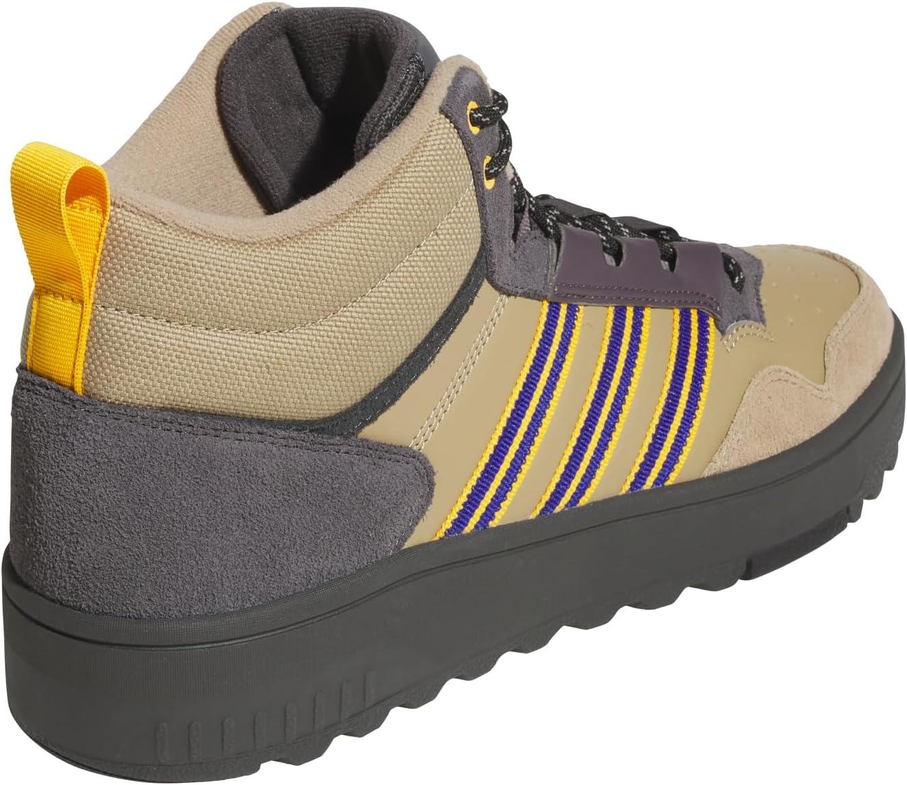 imageAdidas UnisexAdult Hoops 40 Mid Top SneakerSupplier ColourSemi Lucid BlueGrey Strata