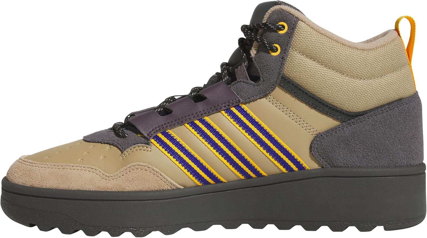 imageAdidas UnisexAdult Hoops 40 Mid Top SneakerSupplier ColourSemi Lucid BlueGrey Strata