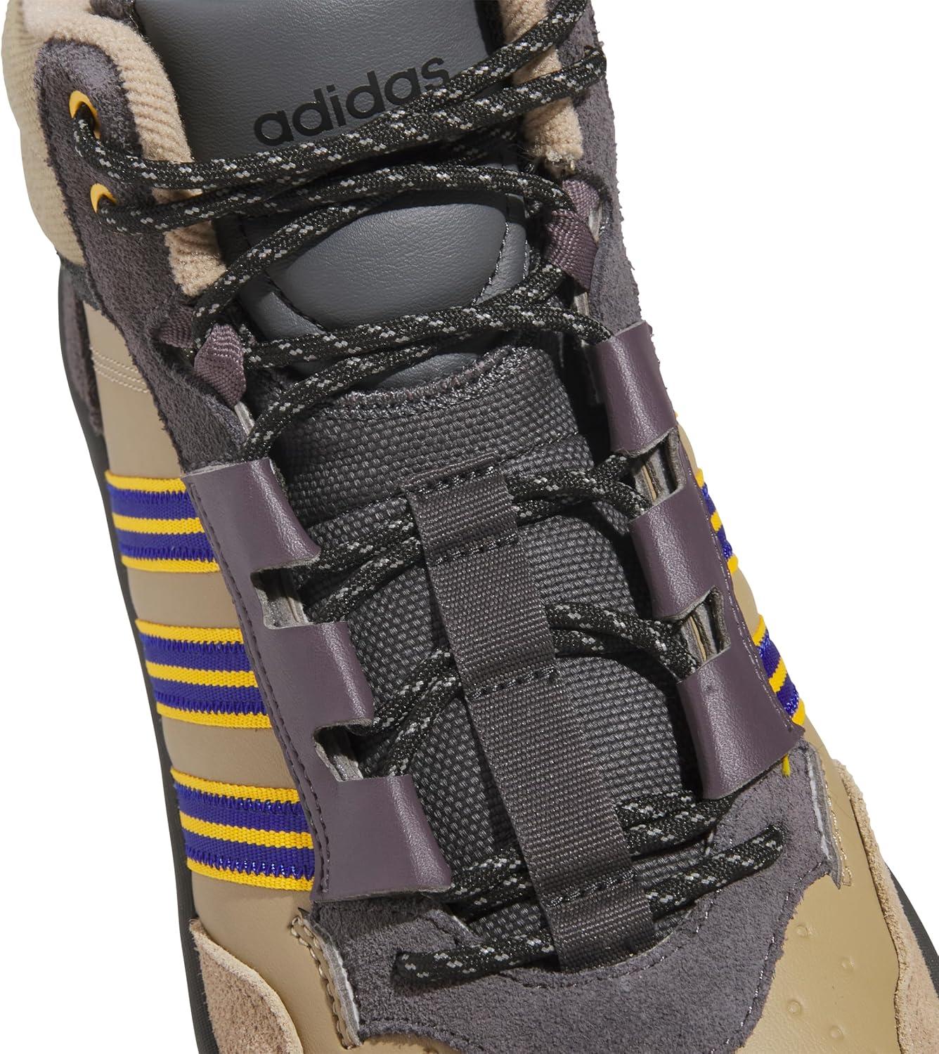 imageAdidas UnisexAdult Hoops 40 Mid Top SneakerSupplier ColourSemi Lucid BlueGrey Strata