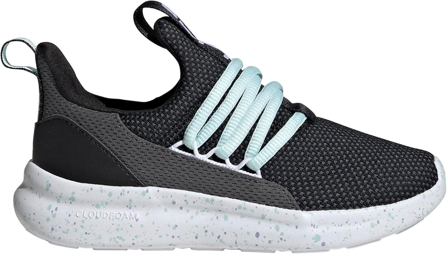 imageadidas BabyBoys Lite Racer Adapt 70 SneakerBlackViolet ToneHalo Mint