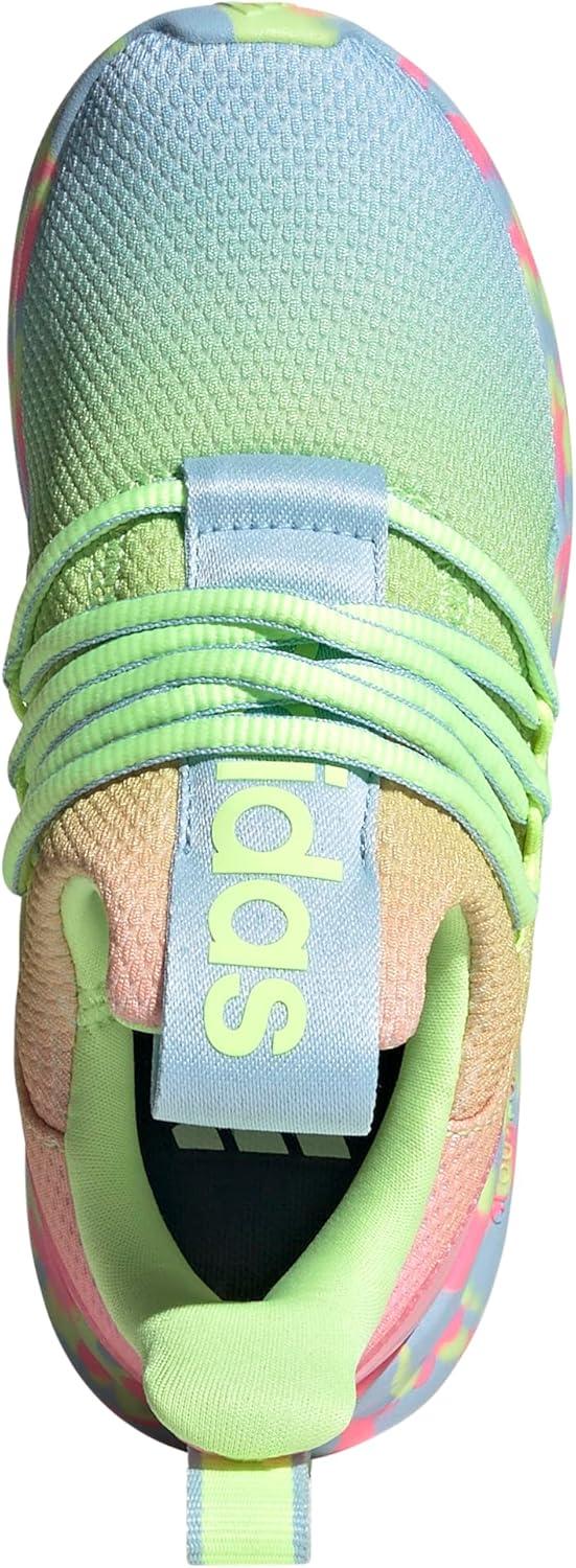 imageadidas BabyBoys Lite Racer Adapt 70 SneakerClear SkyYellowBeam Pink