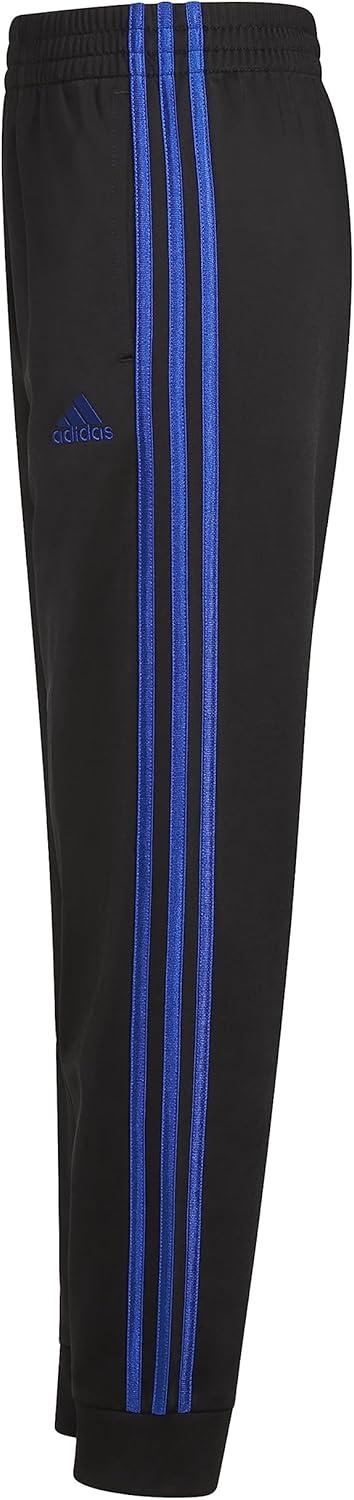 imageadidas Boys Iconic Tricot Jogger PantsBlack With Blue