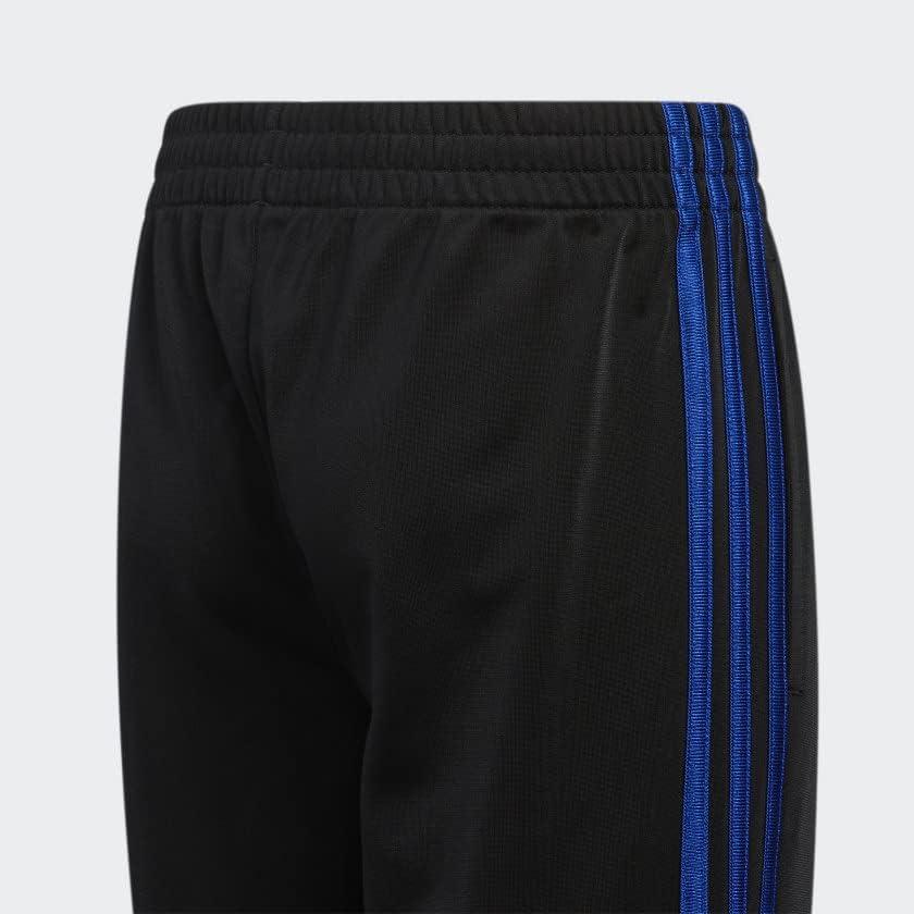 imageadidas Boys Iconic Tricot Jogger PantsBlack With Bold Blue