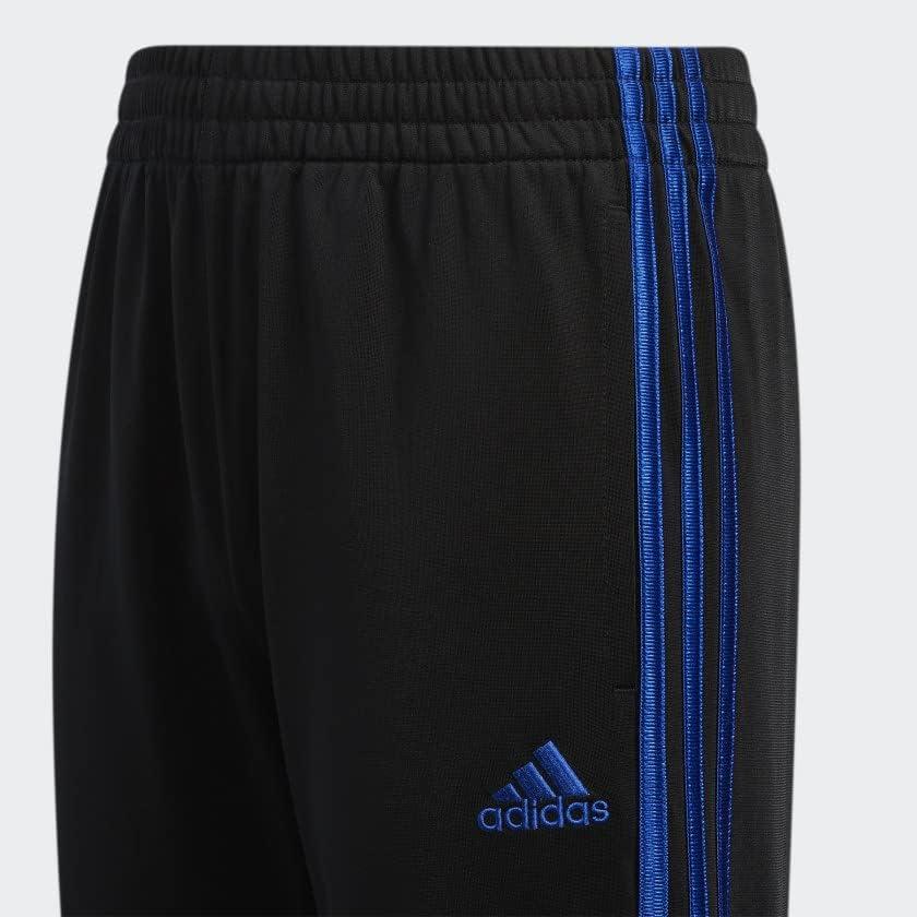 imageadidas Boys Iconic Tricot Jogger PantsBlack With Bold Blue