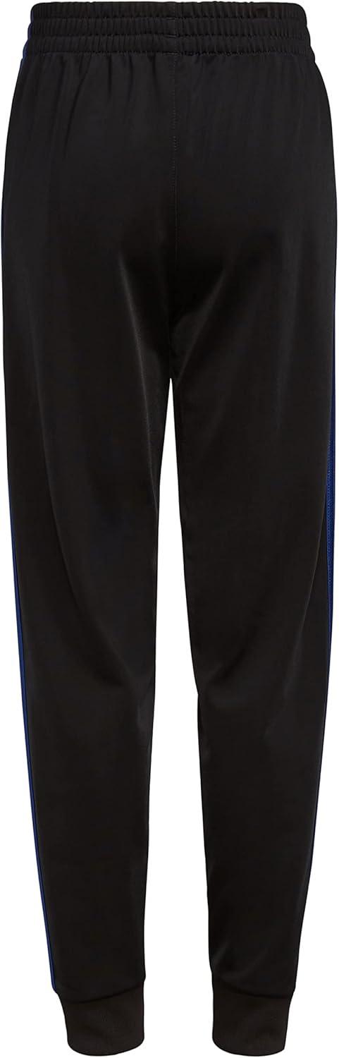imageadidas Boys Iconic Tricot Jogger PantsBlack With Collegiate Royal