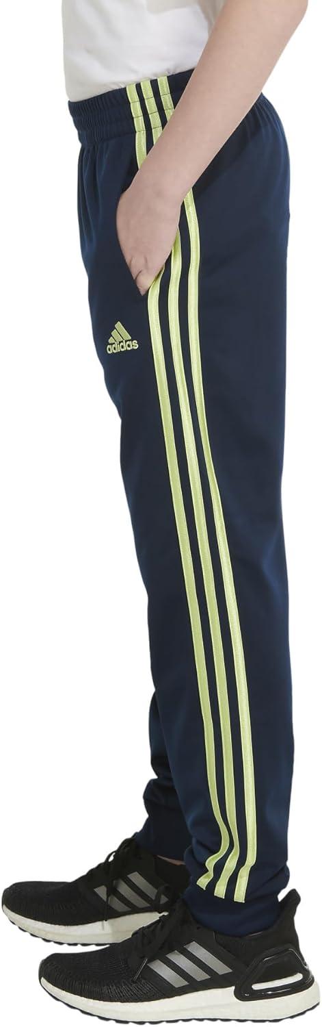 imageadidas Boys Iconic Tricot Jogger PantsCollegiate Navy With Tech Olive