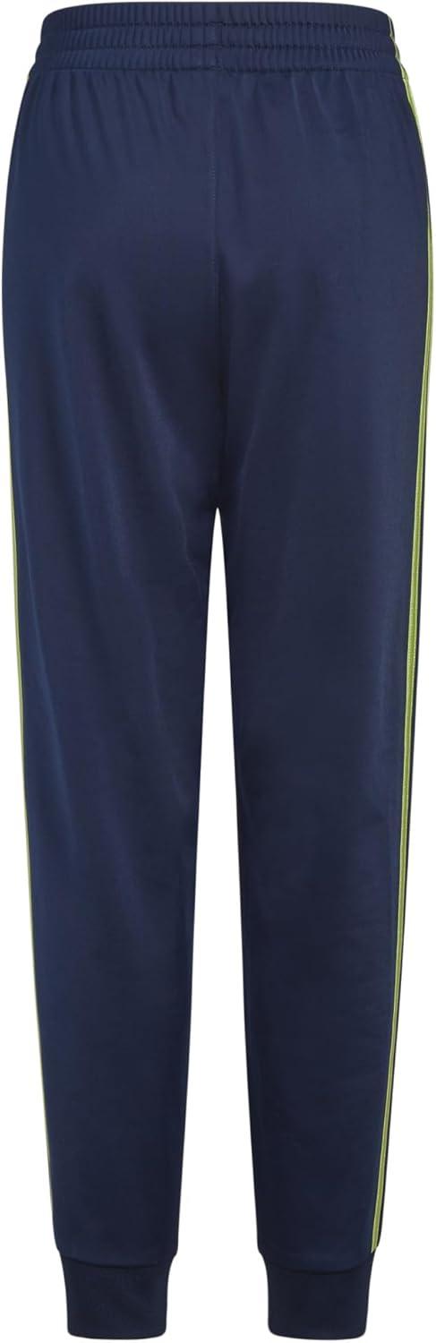 imageadidas Boys Iconic Tricot Jogger PantsCollegiate Navy With Tech Olive