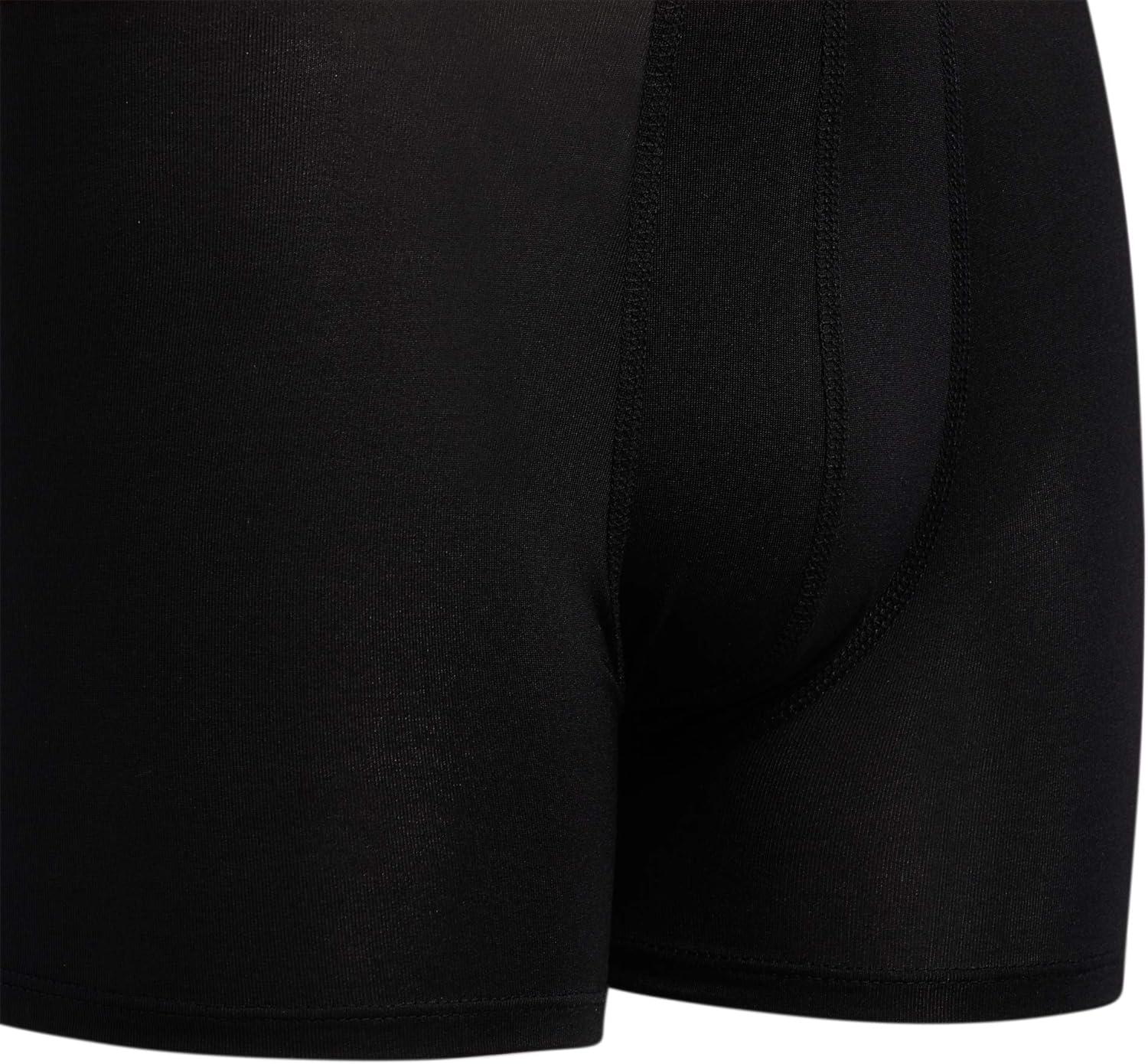 imageadidas Boys Performance Boxer Briefs Underwear for Kids 4PackScarlet RedBlackGreyPerformance