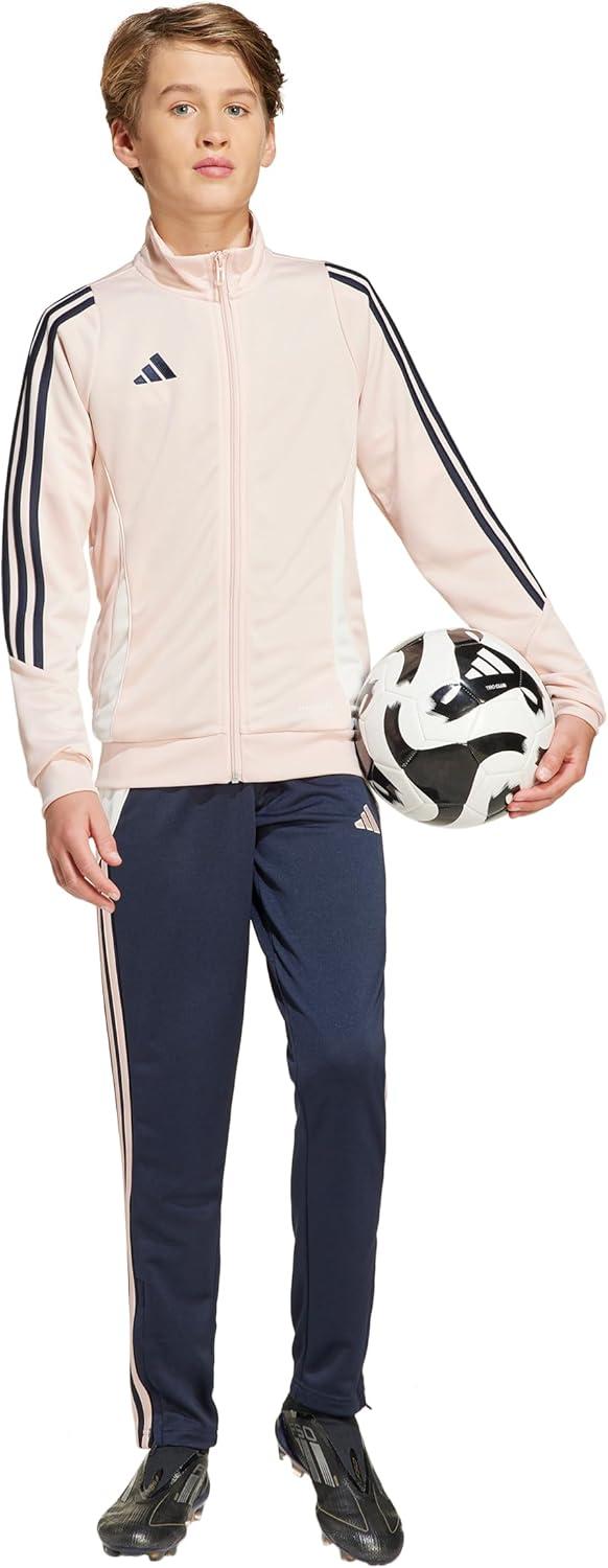 imageadidas Boys Tiro 24 Training PantsNight NavyBlush Pink