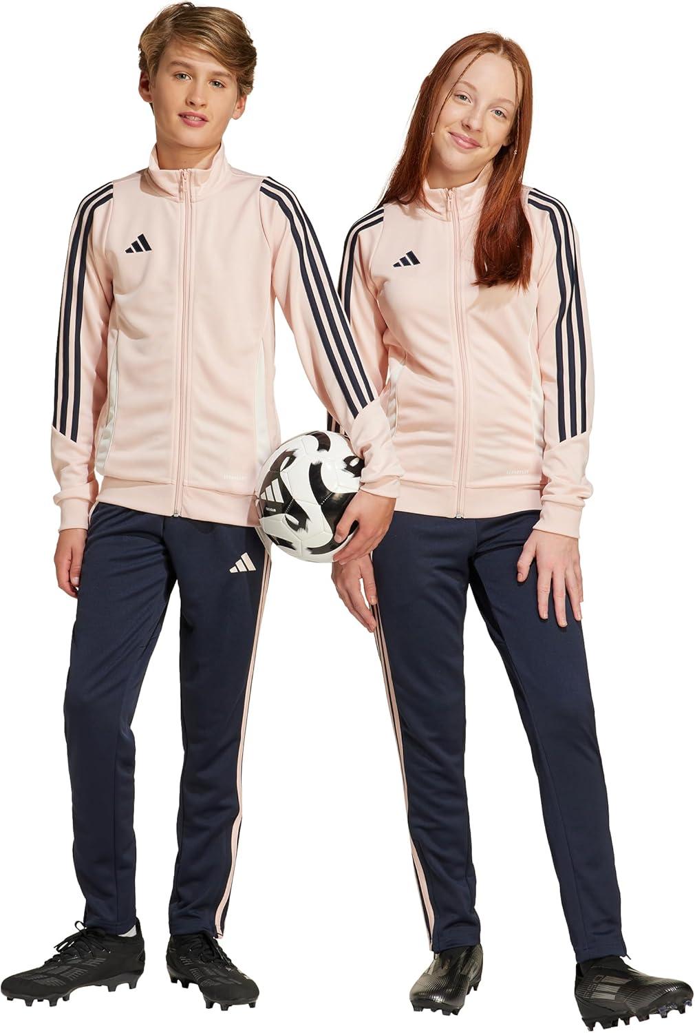 imageadidas Boys Tiro 24 Training PantsNight NavyBlush Pink