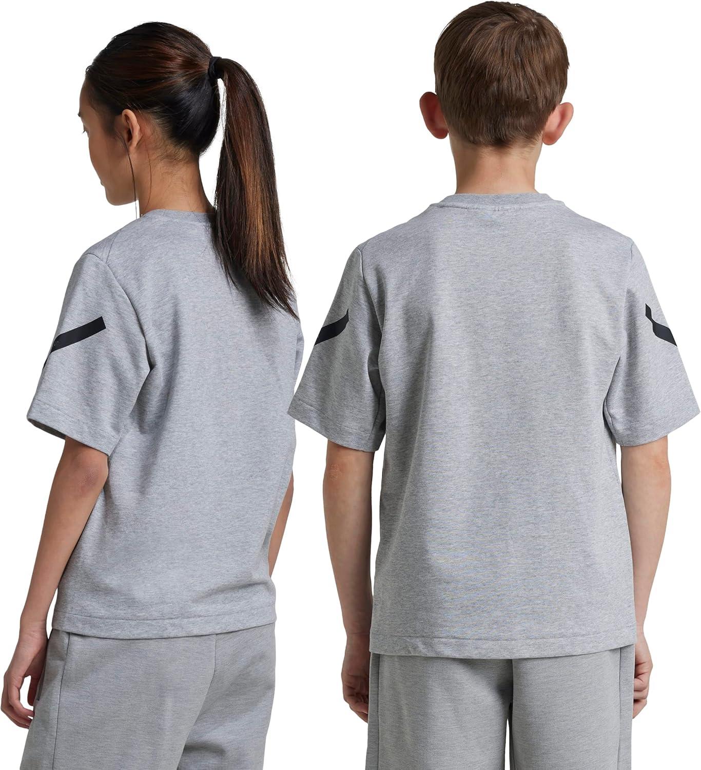 imageadidas Boys Zne TShirtMedium Grey HeatherBlack