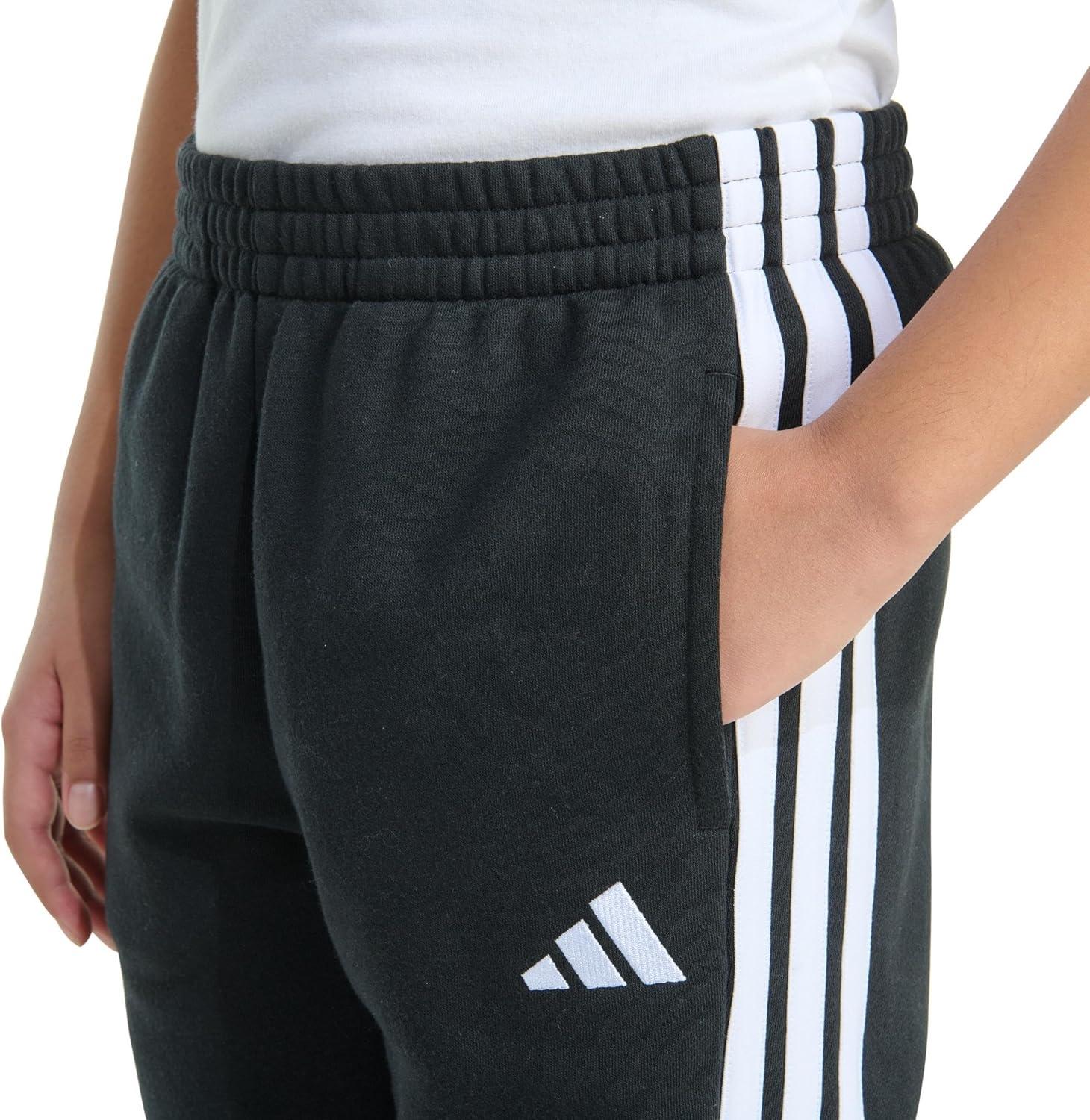 imageadidas Girls Fleece 3Stripe JoggerBlack