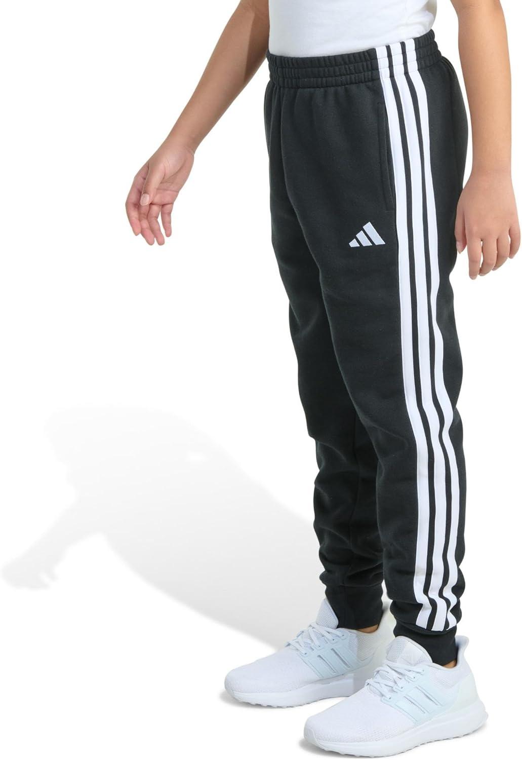 imageadidas Girls Fleece 3Stripe JoggerBlack