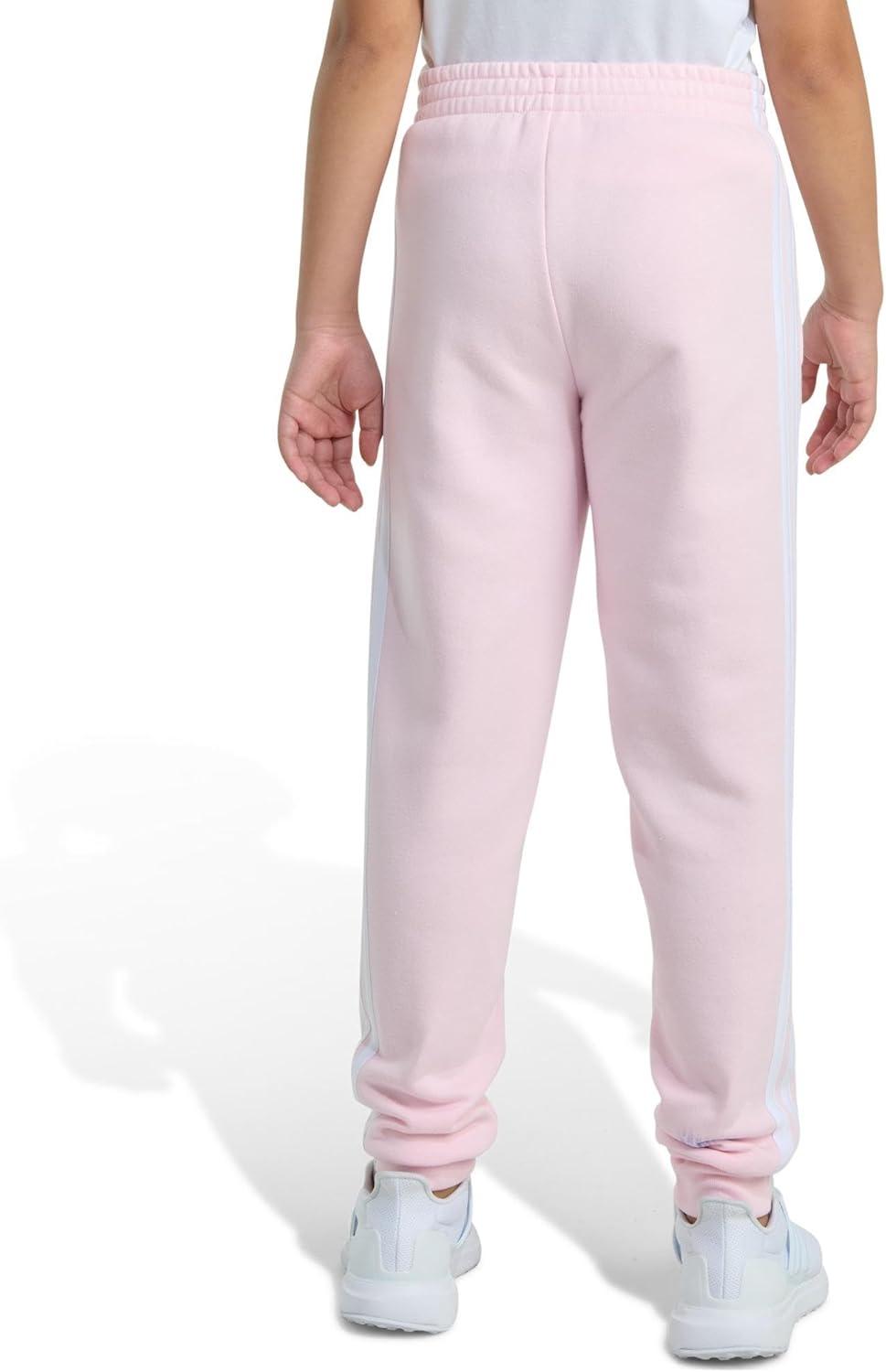 imageadidas Girls Fleece 3Stripe JoggerClear Pink