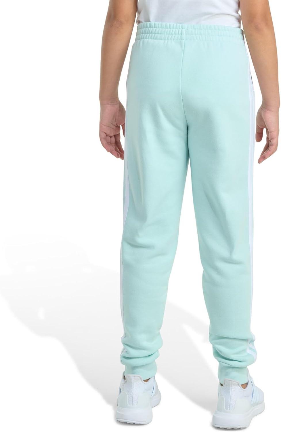 imageadidas Girls Fleece 3Stripe JoggerHalo Mint