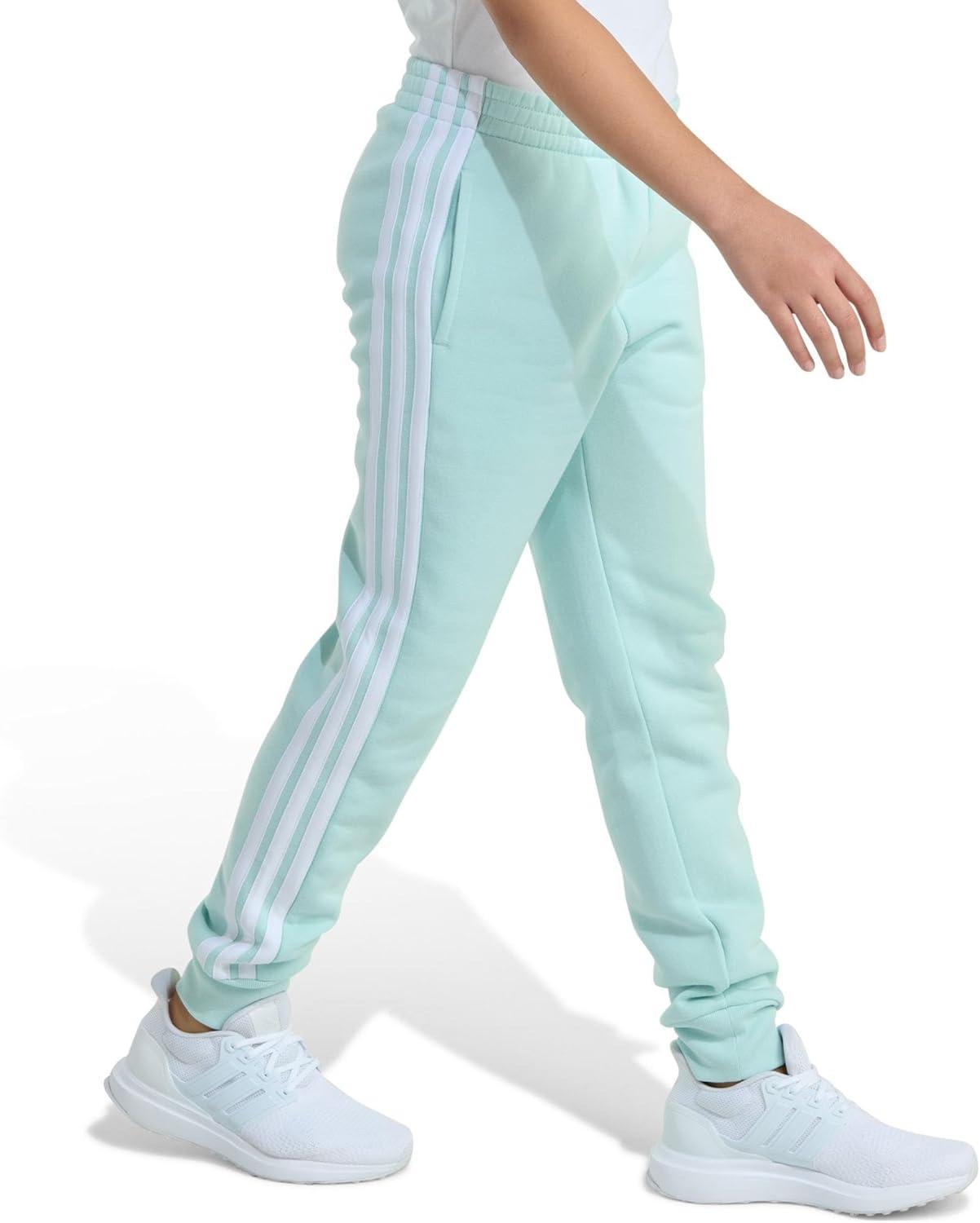 imageadidas Girls Fleece 3Stripe JoggerHalo Mint
