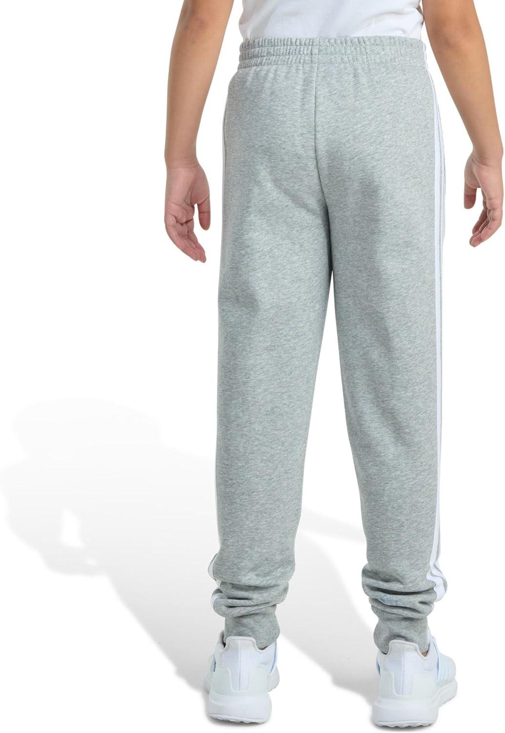 imageadidas Girls Fleece 3Stripe JoggerMedium Grey Heather