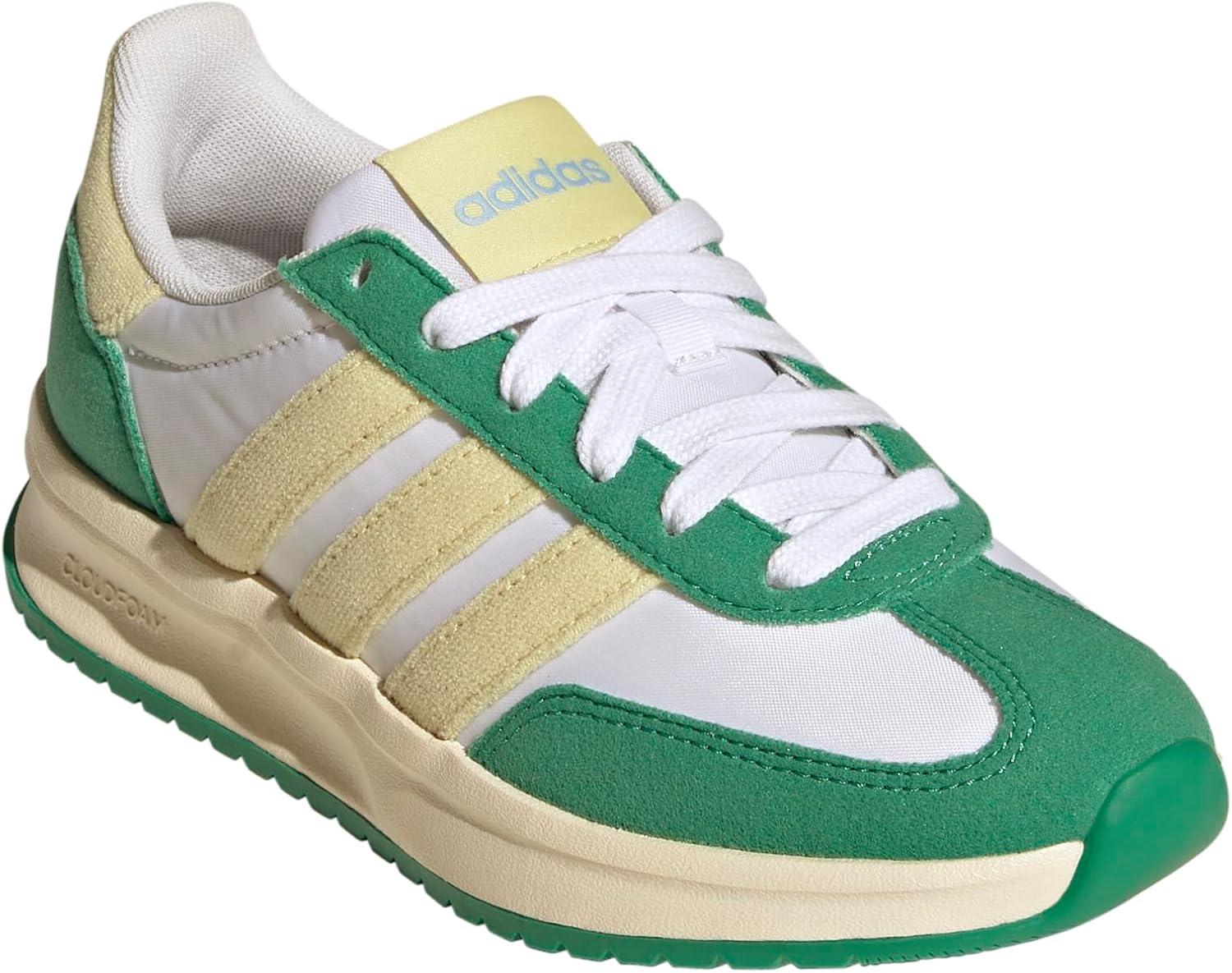 imageadidas Kids Run 70s 20 SneakersWhitePowder YellowSemi Court Green