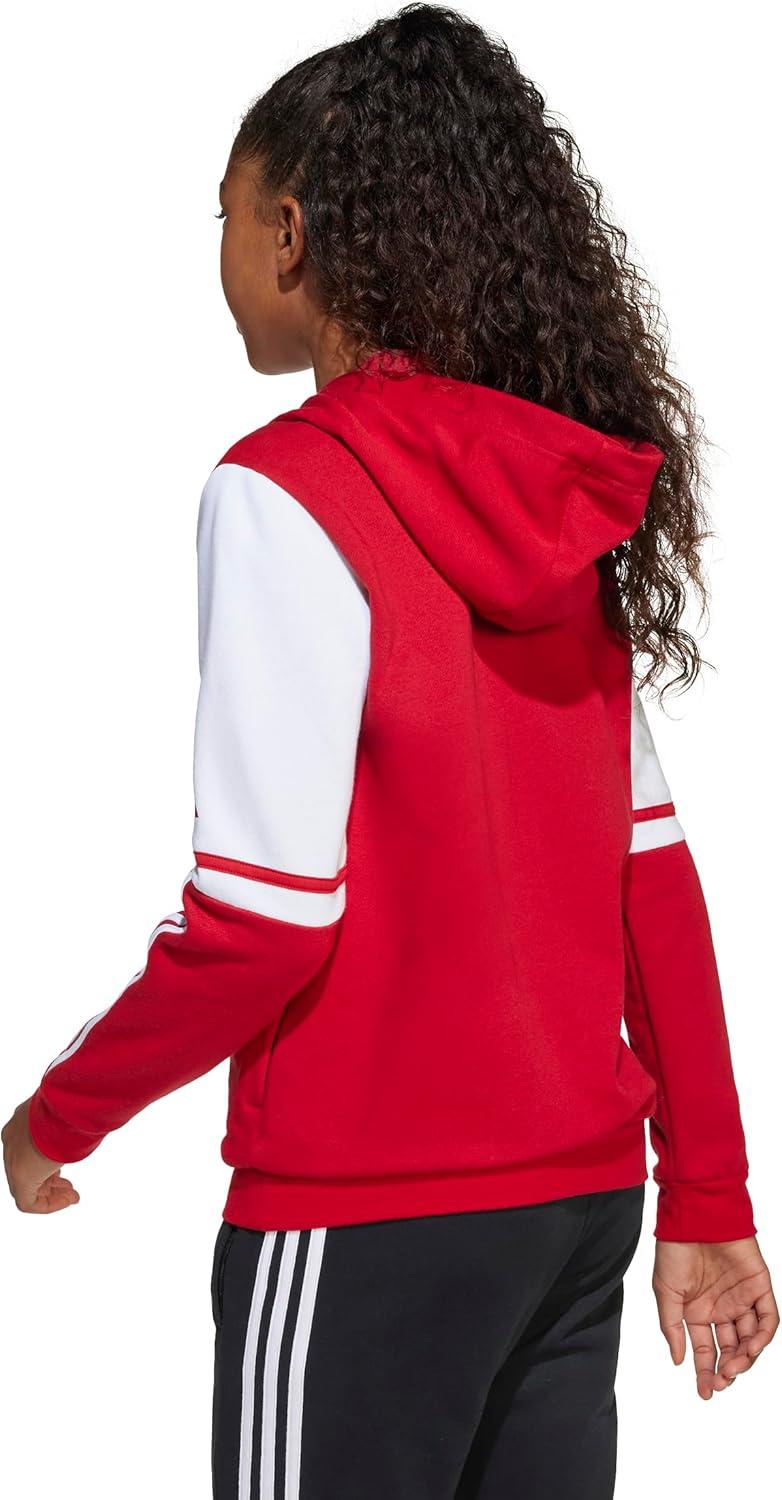 imageadidas Kids Squadra 25 Sweat HoodieTeam Power RedWhite