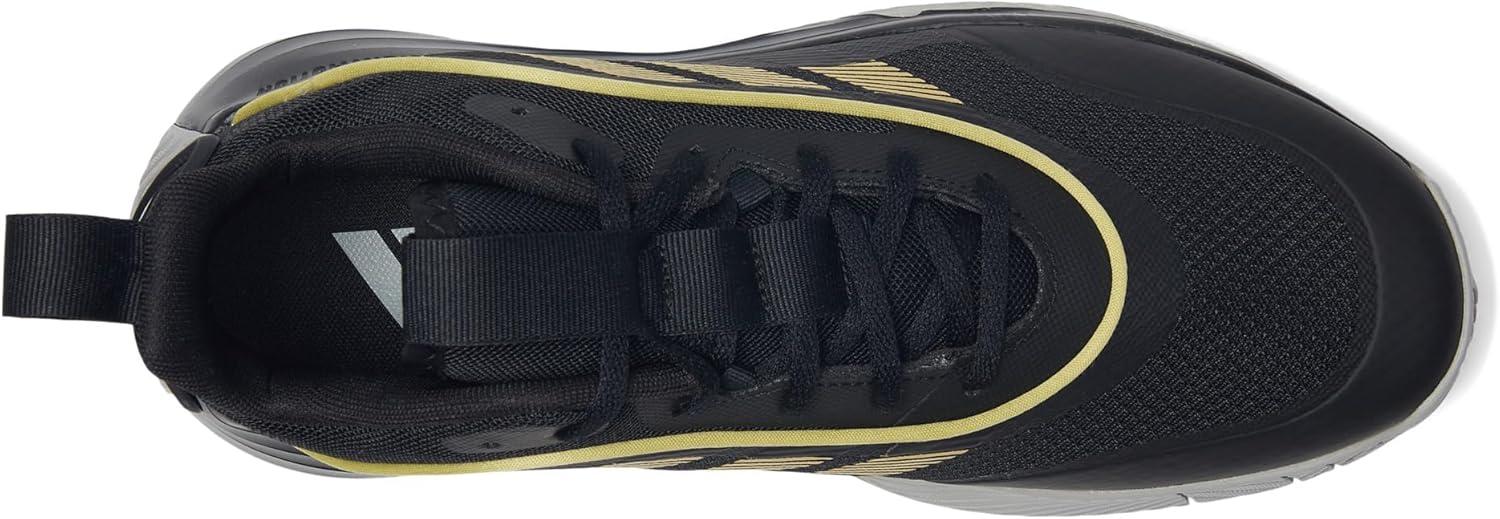 imageadidas Mens Own The Game 30 Basketball SneakerBlackGold MetallicSolid Grey