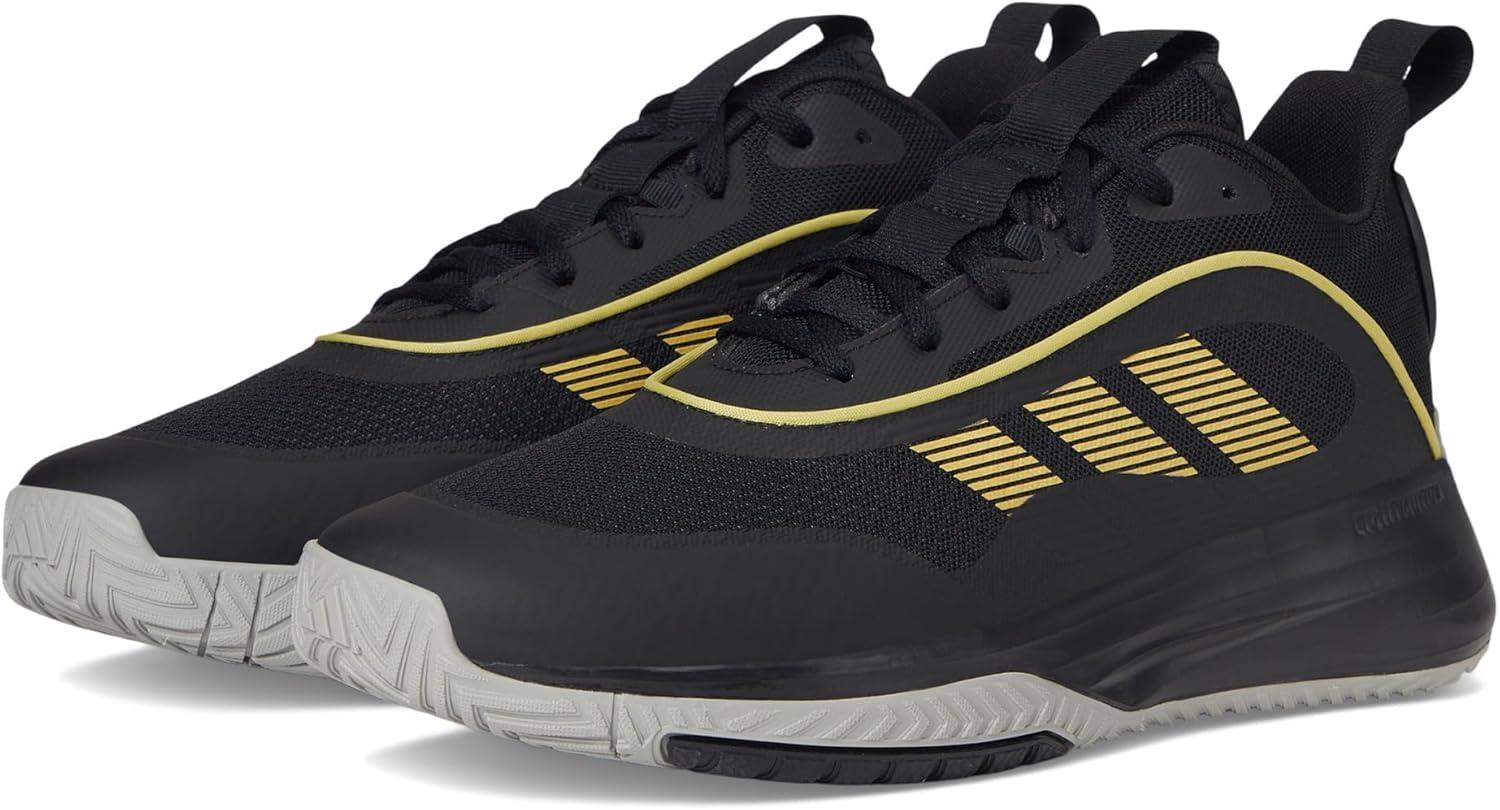 imageadidas Mens Own The Game 30 Basketball SneakerBlackGold MetallicSolid Grey
