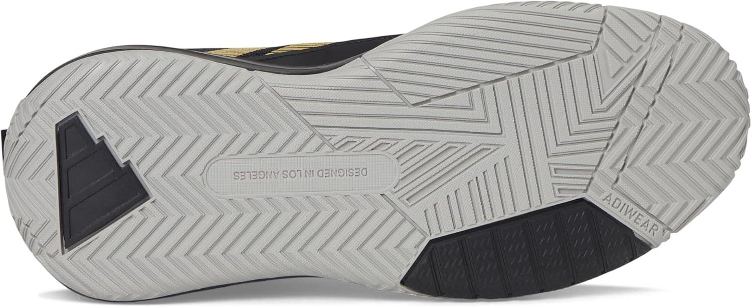 imageadidas Mens Own The Game 30 Basketball SneakerBlackGold MetallicSolid Grey