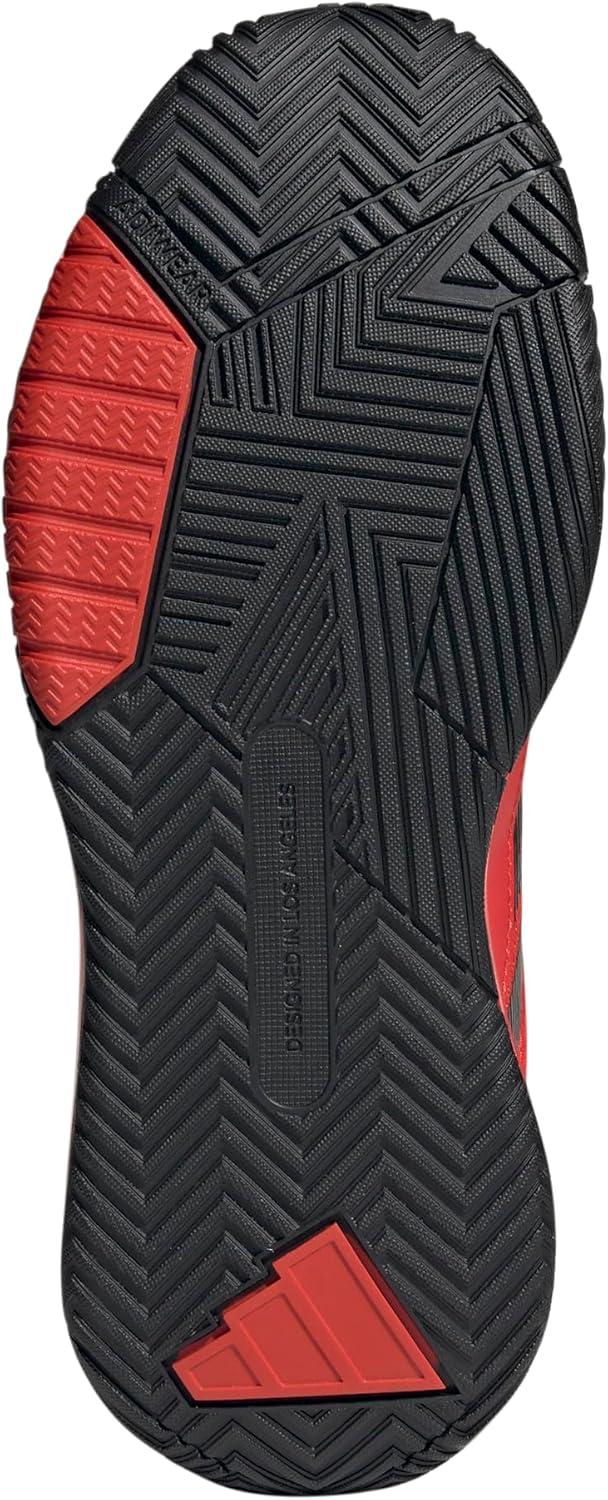imageadidas Mens Own The Game 30 Basketball SneakerBlackRedRed