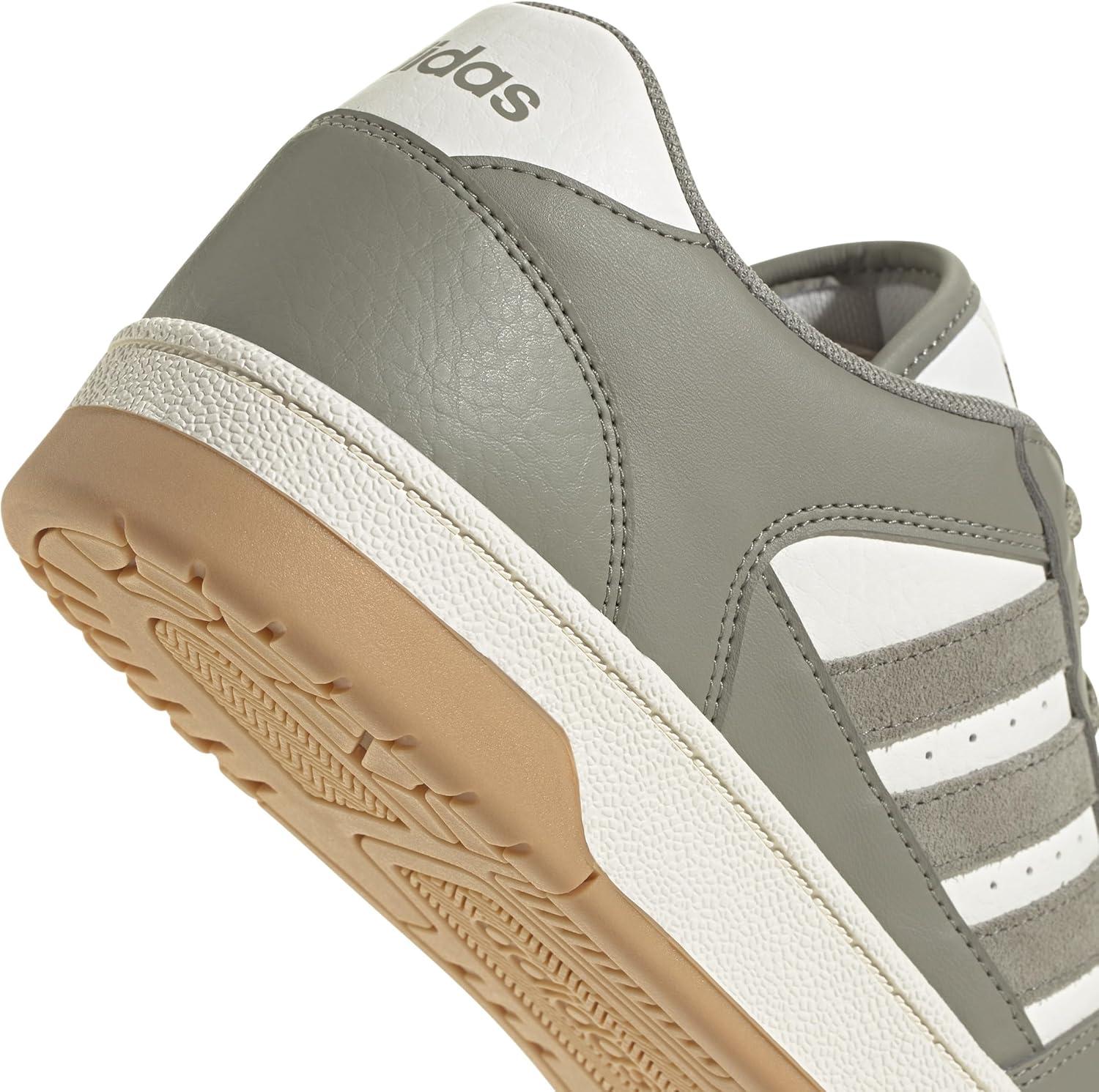 imageadidas Mens Turnaround Basketball SneakerSilver PebbleSilver PebbleChalk White