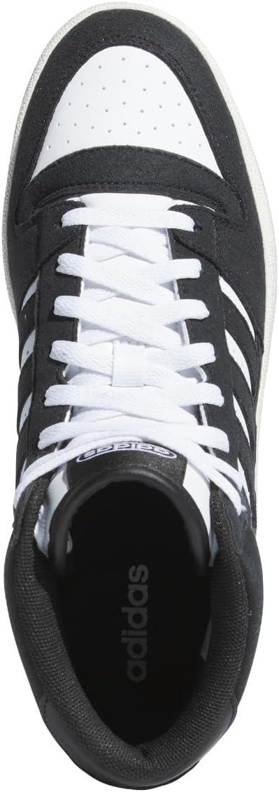 imageadidas Mens Turnaround Mid Top Basketball SneakerBlackBlackCloud White