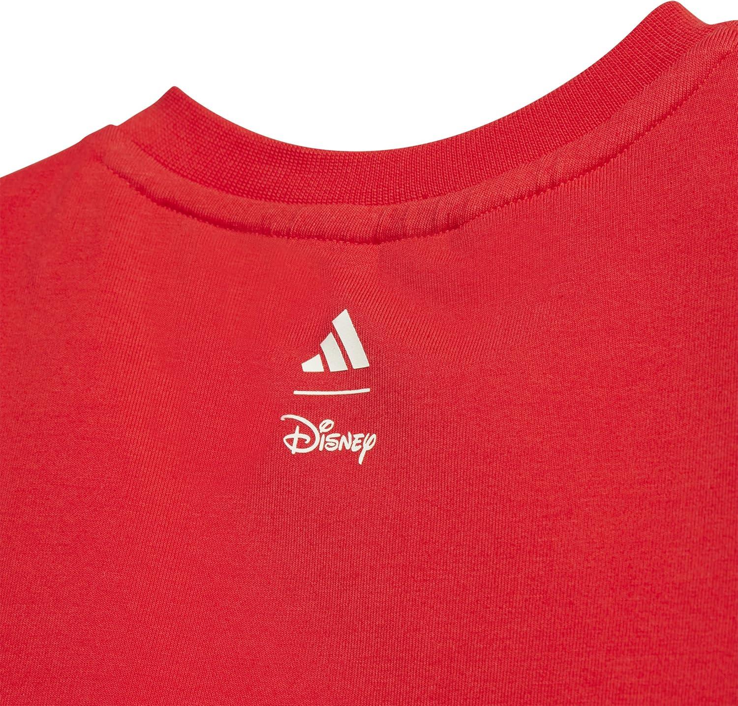 imageadidas Unisex Baby Disney Mickey Mouse TShirtPure RubyOff White