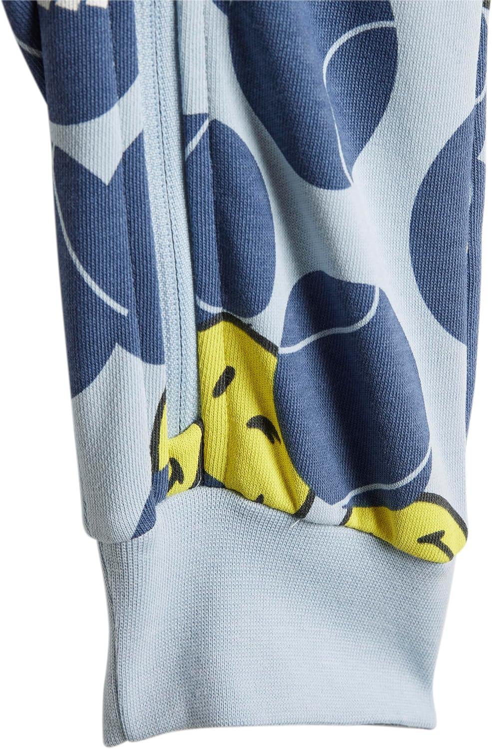 imageadidas Unisex Baby Smiley World OnesieWonder BluePreloved InkWhite