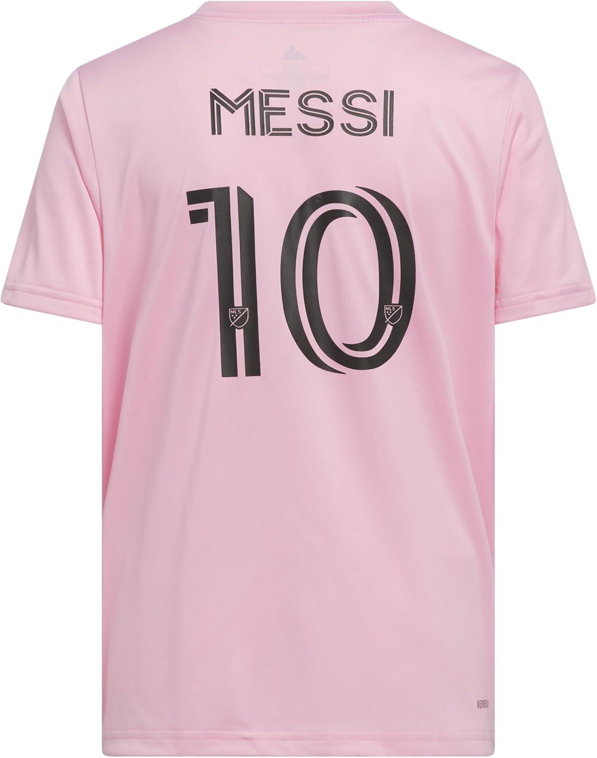 imageadidas Unisex Kids Inter Miami Cf Messi Fan JerseyLight Pink
