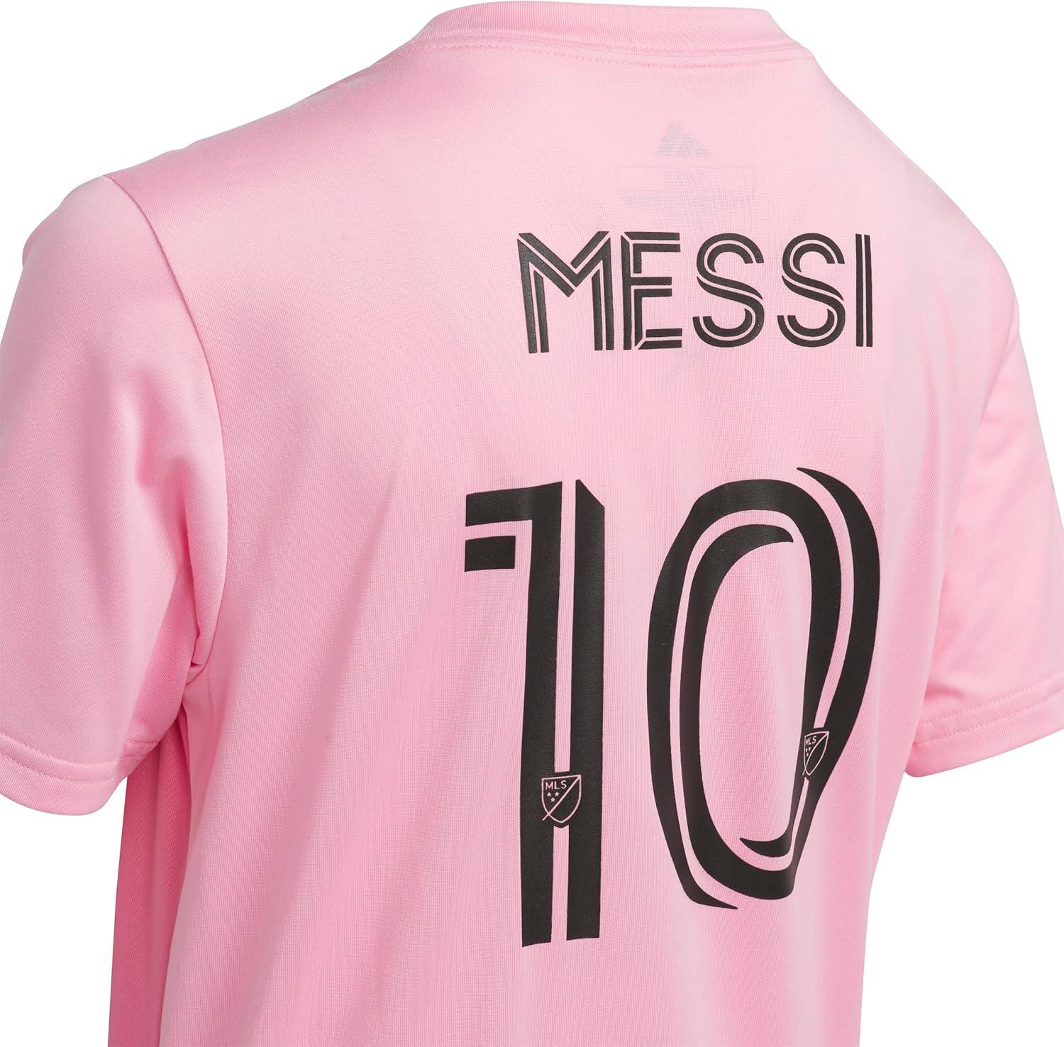 imageadidas Unisex Kids Inter Miami Cf Messi Fan JerseyLight Pink