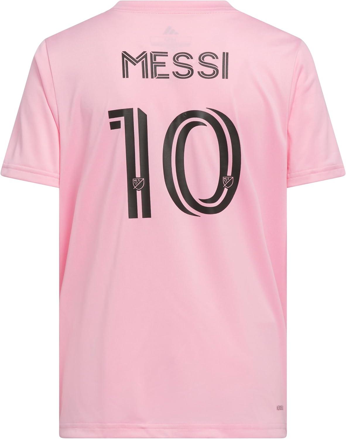 imageadidas Unisex Kids Inter Miami Cf Messi Fan JerseyLight Pink