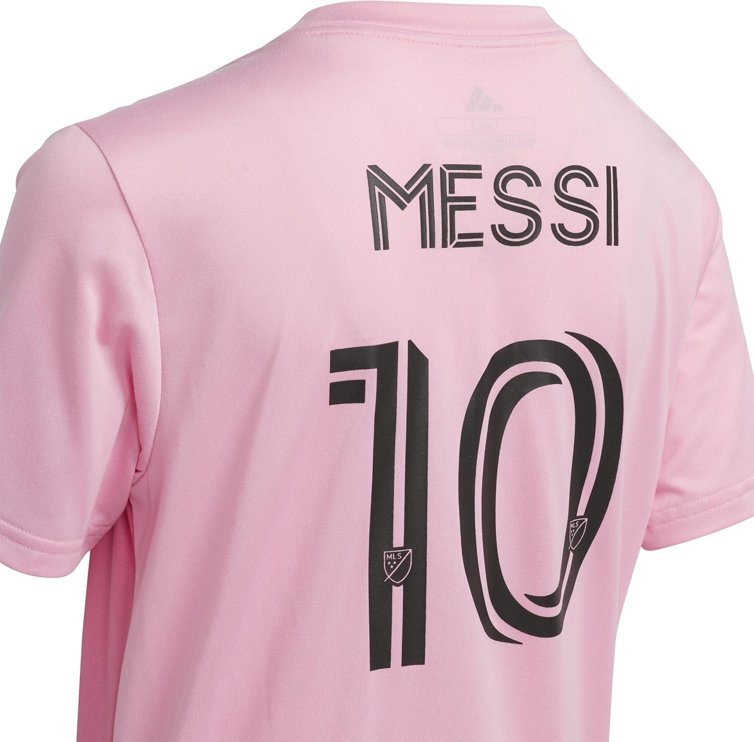 imageadidas Unisex Kids Inter Miami Cf Messi Fan JerseyLight Pink