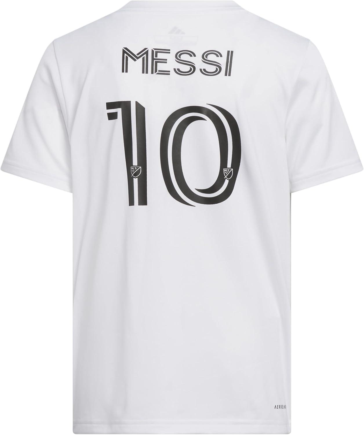 imageadidas Unisex Kids Inter Miami Cf Messi Fan JerseyWhite