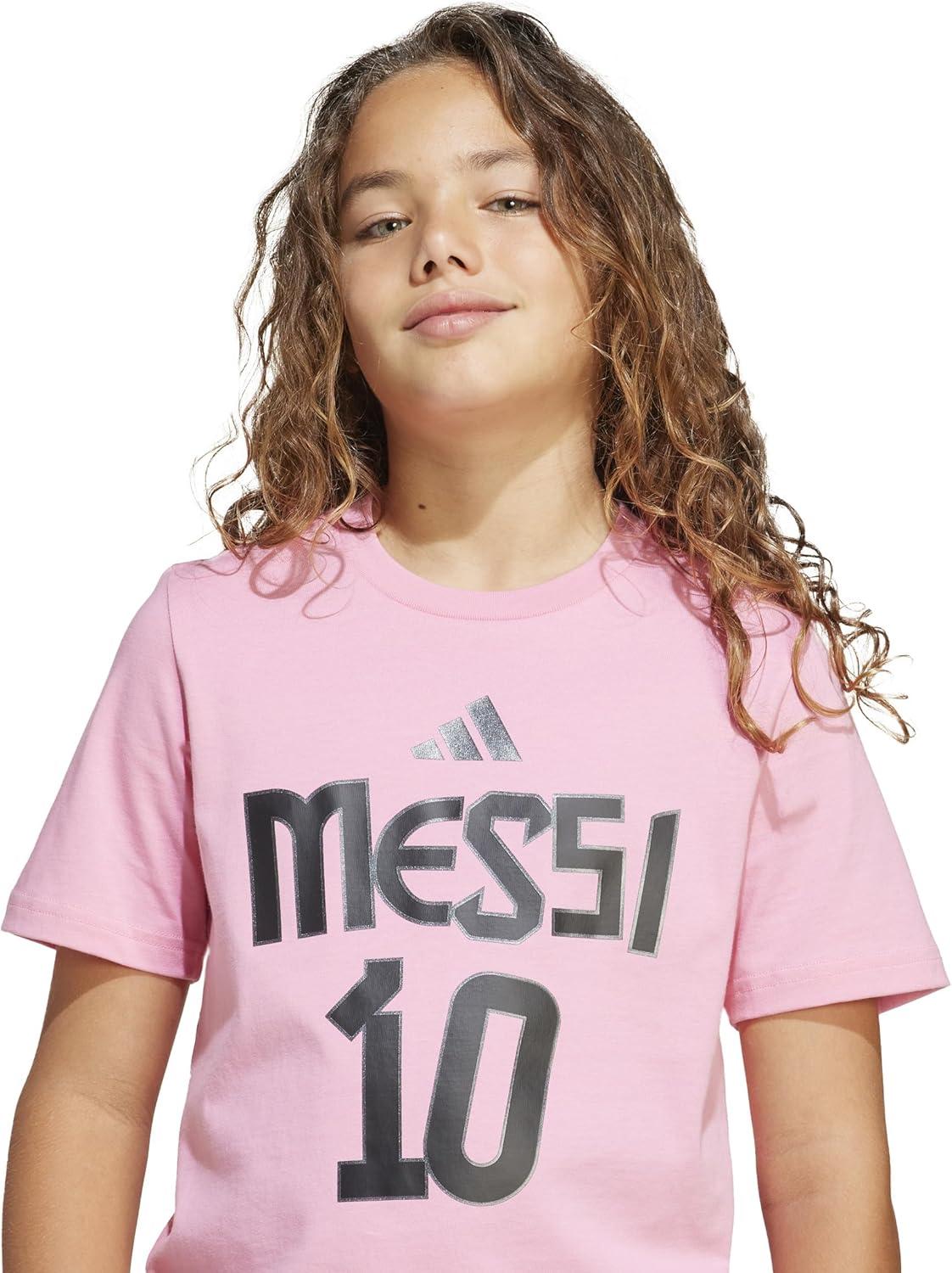 imageadidas Unisex Kids Messi TShirtEasy Pink