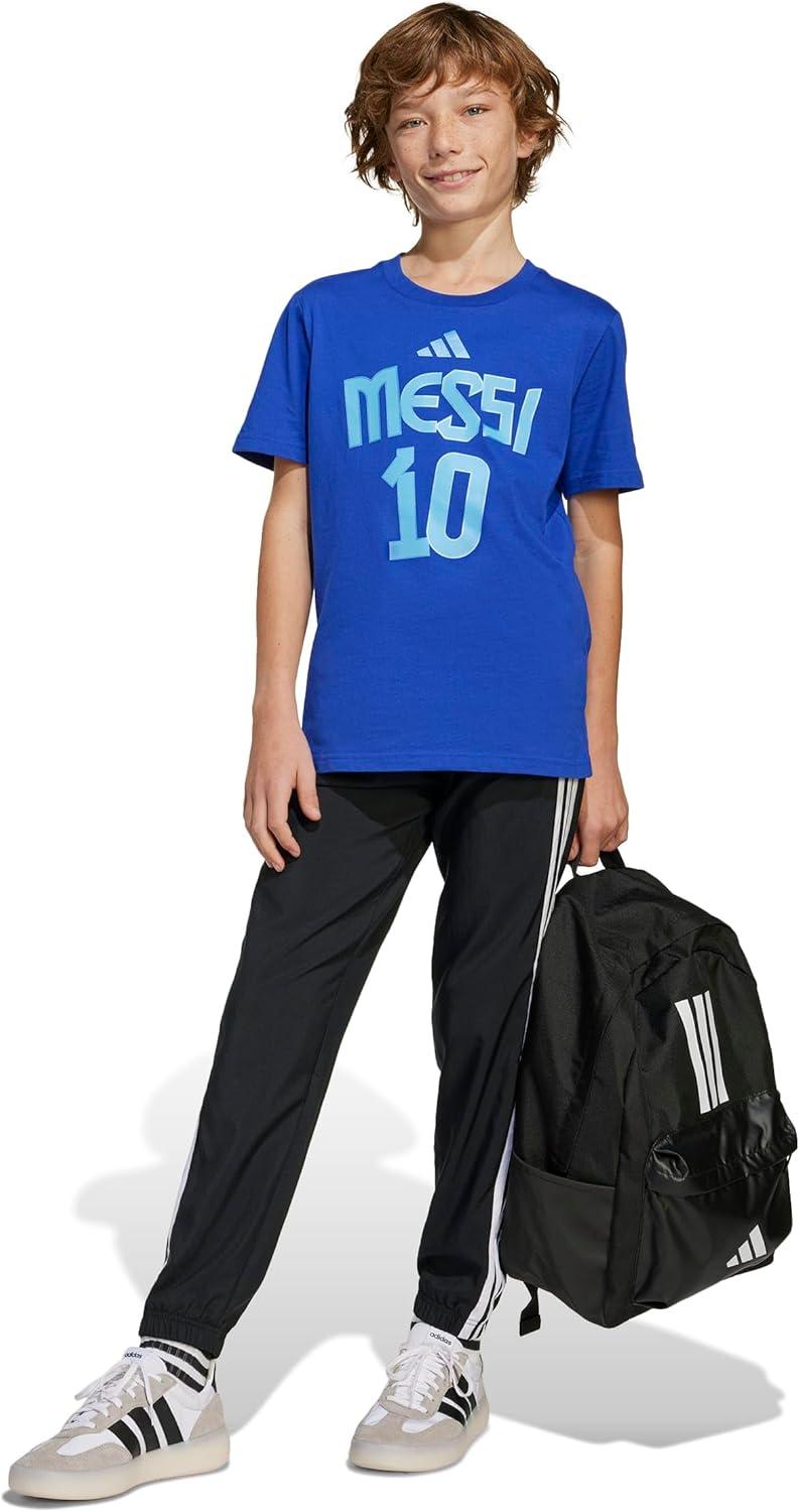 imageadidas Unisex Kids Messi TShirtSemi Lucid Blue