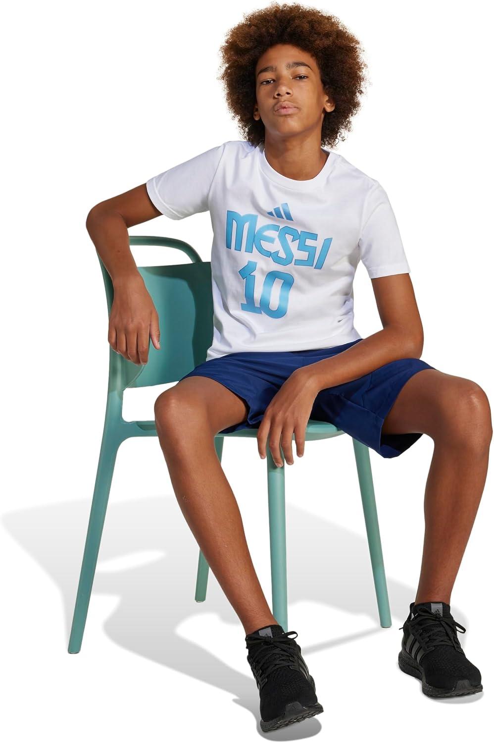 imageadidas Unisex Kids Messi TShirtWhite