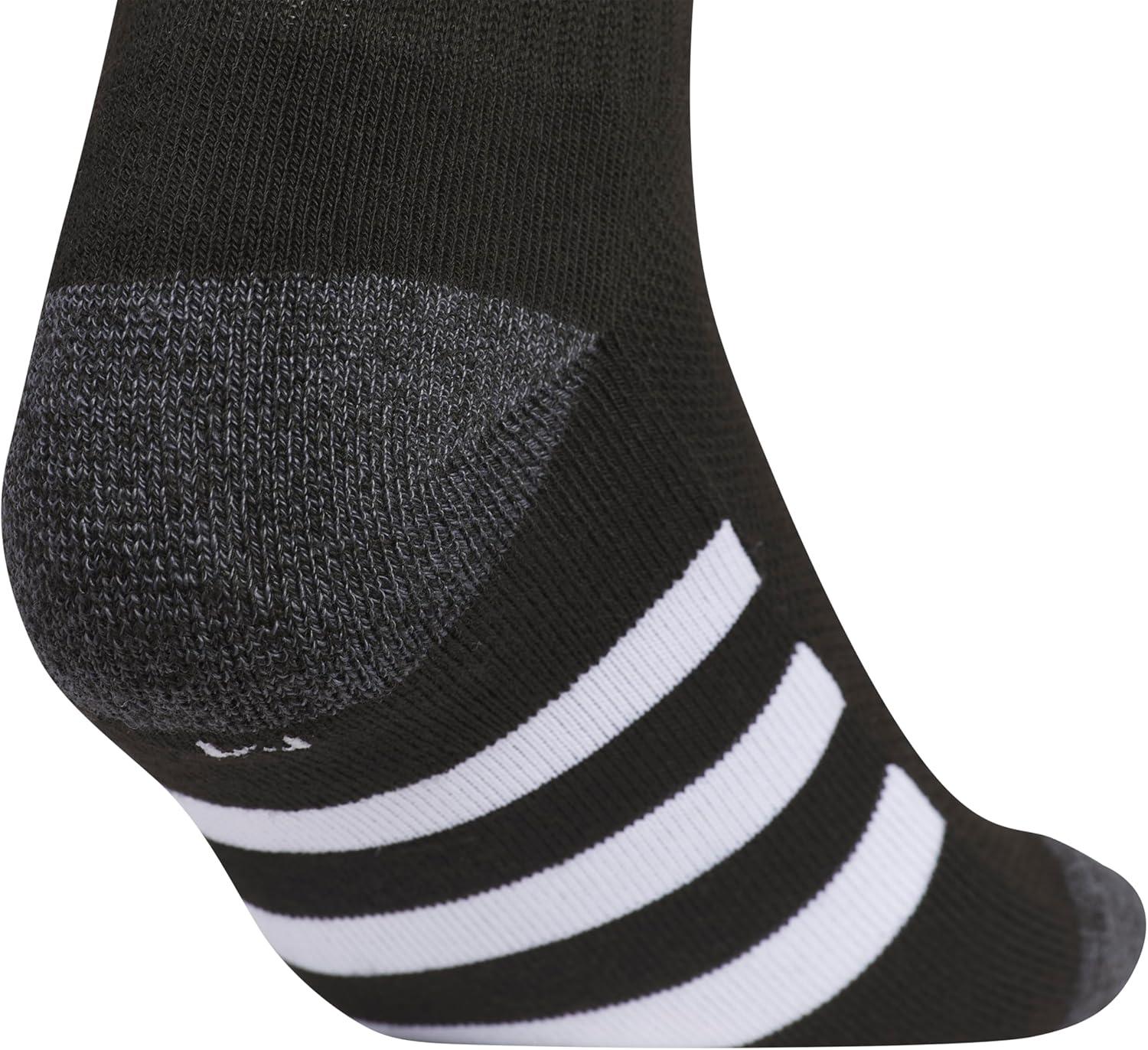 imageadidas Unisex Kids Quarter Ankle Socks for Boys and Girls Youth 6Pack Athletic Cushioned and ComfortableBlackOnix GreyWhite