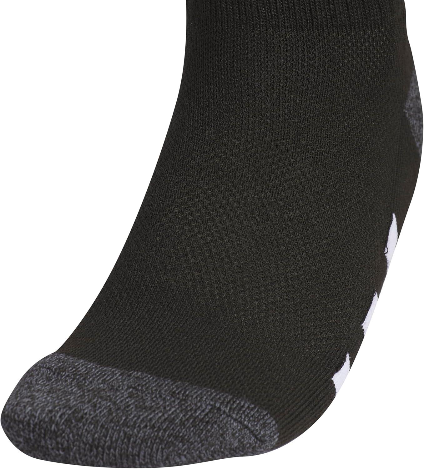 imageadidas Unisex Kids Quarter Ankle Socks for Boys and Girls Youth 6Pack Athletic Cushioned and ComfortableBlackOnix GreyWhite