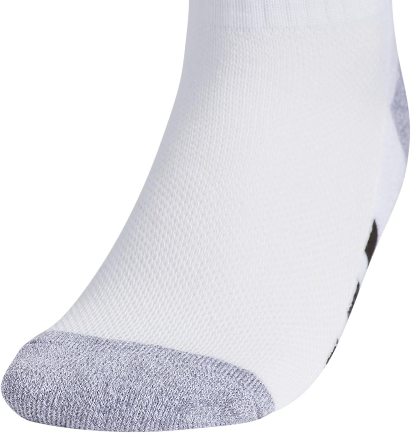 imageadidas Unisex Kids Quarter Ankle Socks for Boys and Girls Youth 6Pack Athletic Cushioned and ComfortableWhiteBlackWhite
