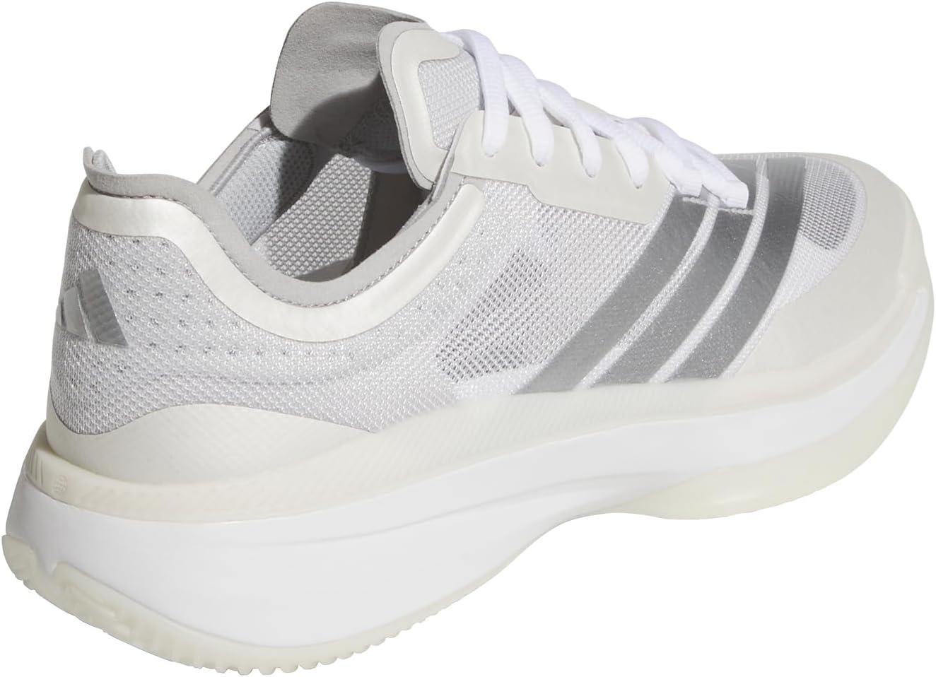 imageadidas UnisexAdult Adizero Select 20 BasketballWhiteSilver MetallicGrey