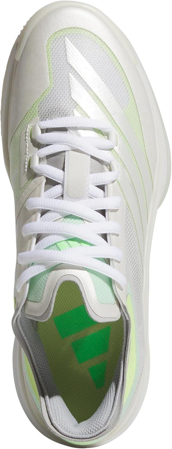 imageadidas UnisexAdult Adizero Select 20 BasketballZero MetallicGreyLime Burst