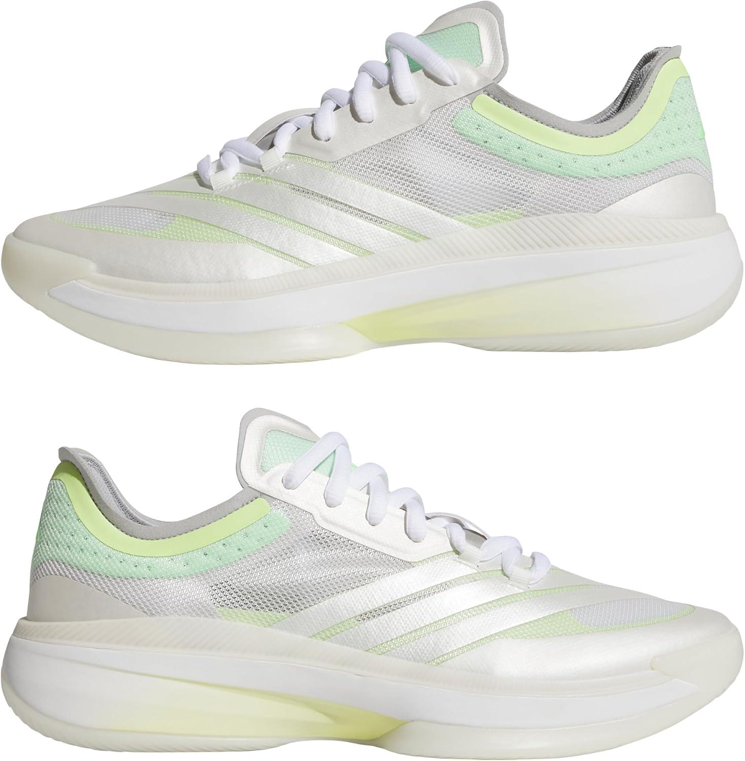 imageadidas UnisexAdult Adizero Select 20 BasketballZero MetallicGreyLime Burst