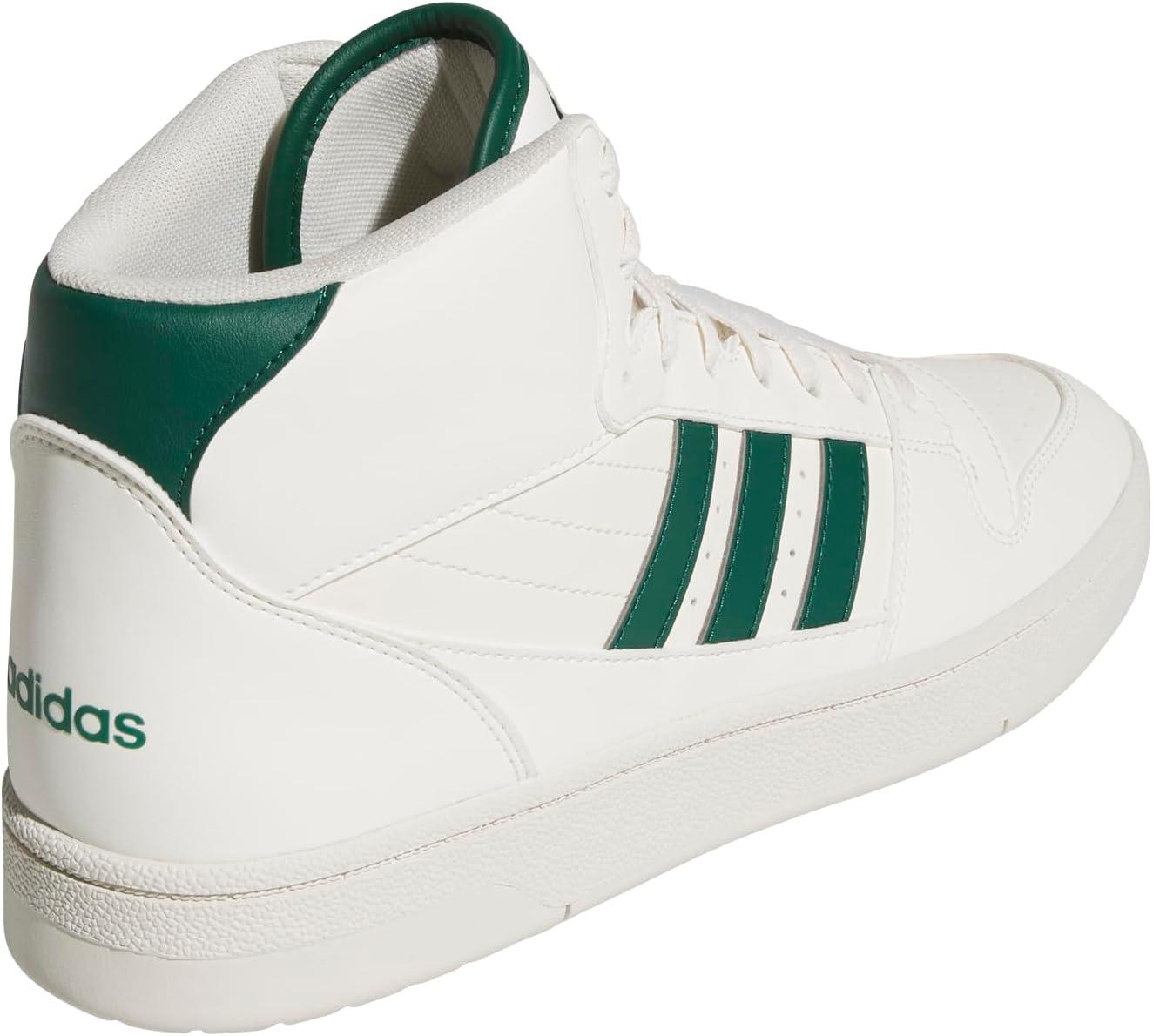 imageadidas UnisexAdult Break Start Mid Top SneakerCloud WhiteCollegiate GreenOff White