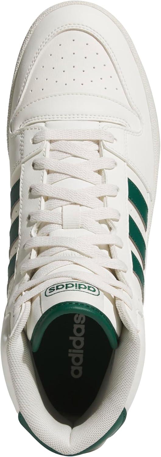 imageadidas UnisexAdult Break Start Mid Top SneakerCloud WhiteCollegiate GreenOff White